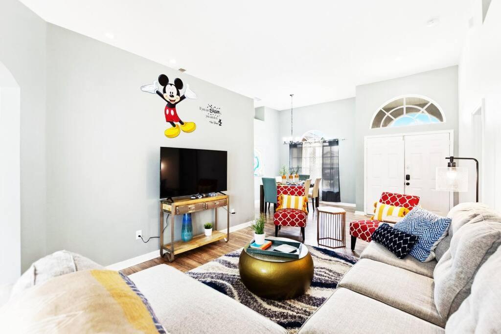 Spacious Disney Themed 5Bed Villa! Private Heated Enclosed Pool/Spa/Bbq! Davenport Ngoại thất bức ảnh